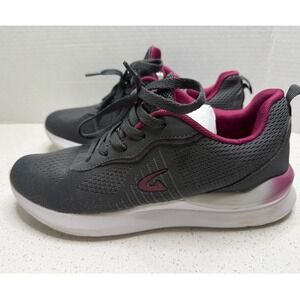 Gears by Dream Seek Womens 8.5 Running Shoes Gray Pink Mesh Sneakers 6868